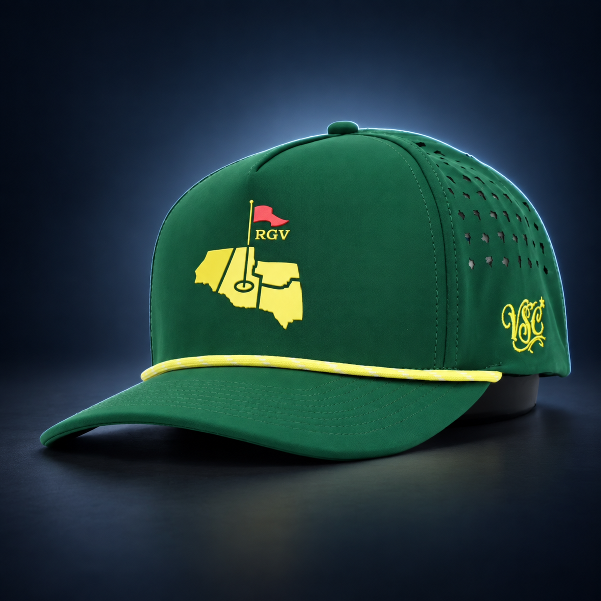Tee Time Green Rope Hat